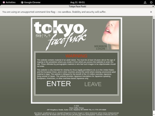 Acc Tokyo Face Fuck