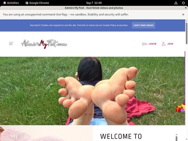 Admiremyfeet.com Discount Trials