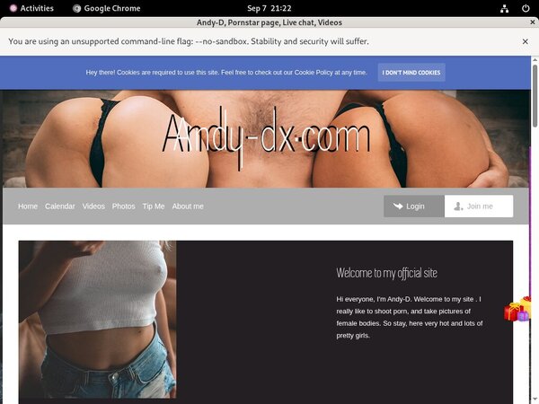 Andy-d.modelcentro.com Cuentas Gratis
