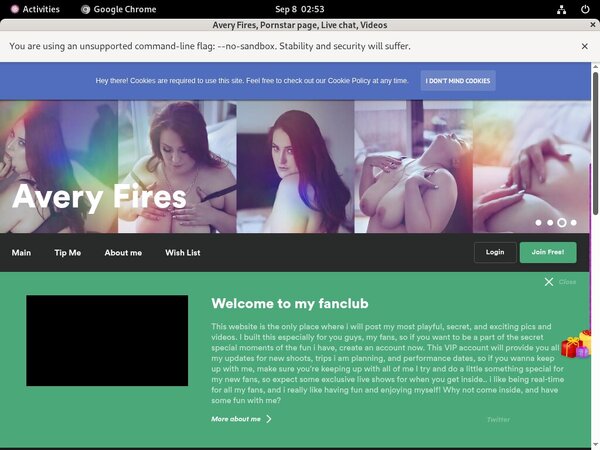 AveryFires Sex Tube