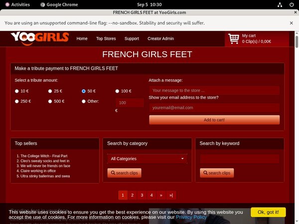 FRENCH GIRLS FEET Promotion