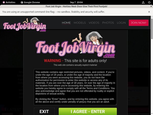 Footjobvirgin ????