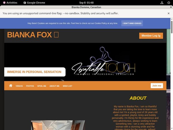 Free Bianka Fox User