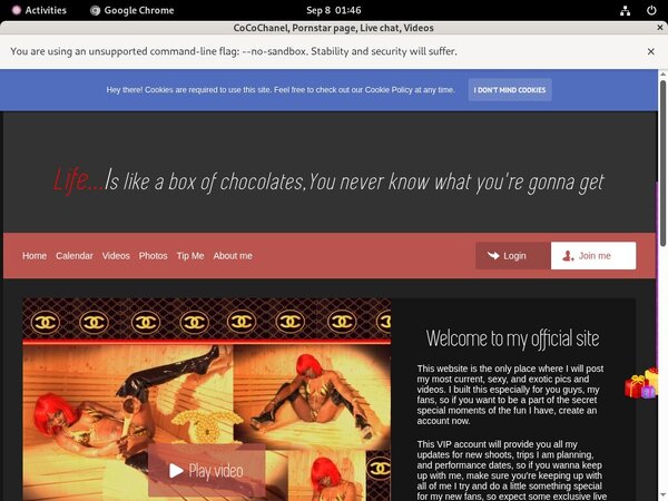 Free CoCoChanel Sign Up