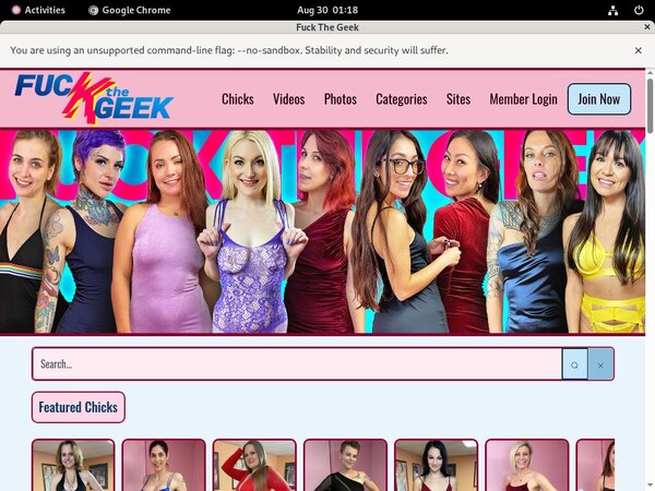 Free Fuckthegeek.com Accs