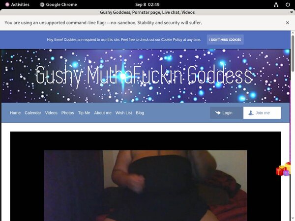 Free Gushy Goddess Username And Password
