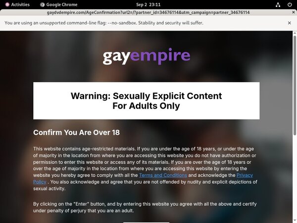 Gay Empire Black