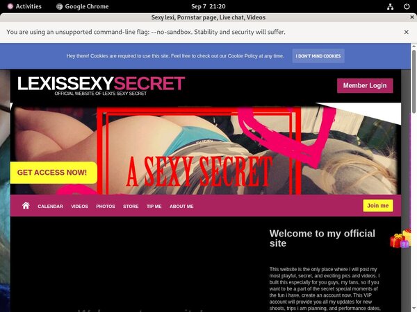 Get A Free Sexylexi Password