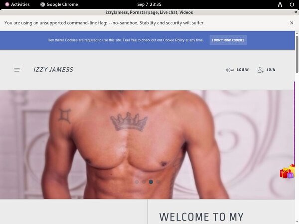 IzzyJamess With Amex