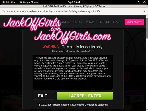 Jackoffgirls.com Password Dump