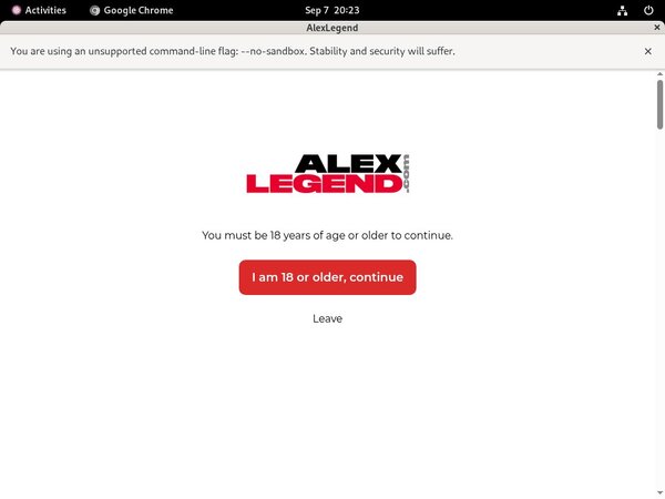 Login Alex Legend Free Trial
