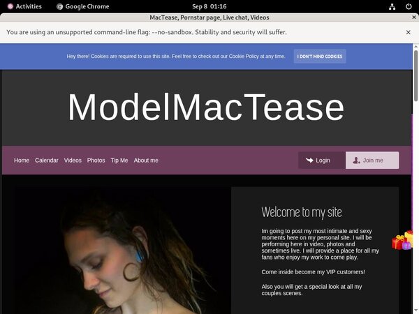 MacTease Account Passwords