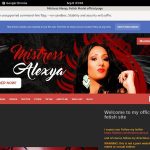 Mistress Alexya Discount Order
