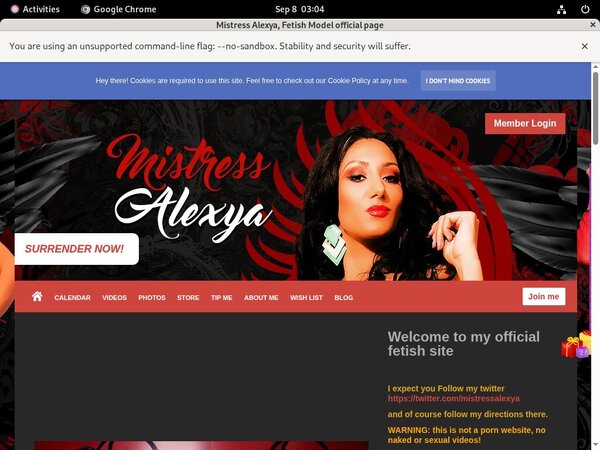 Mistress Alexya Discount Order