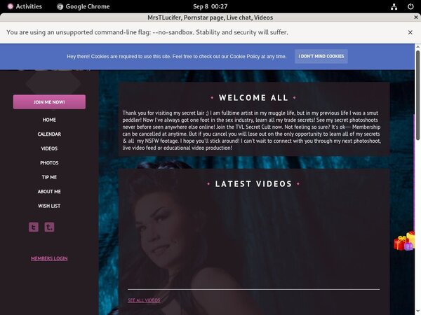 MrsTLucifer Without Paying