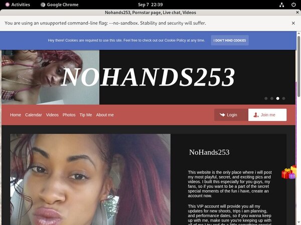 Nohands253.modelcentro.com Without Card