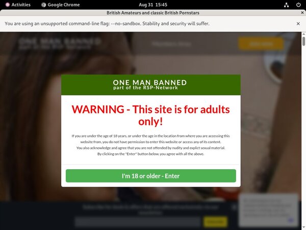 One Man Banned Account 2014
