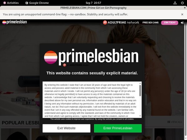 Primelesbian.com Checkout Form