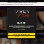 Pussy Ladyboy Discount Membership
