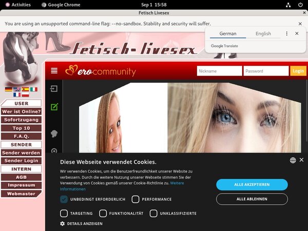 Sign Up Fetisch Live Sex