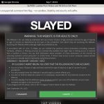 Slayed.com Kennwort