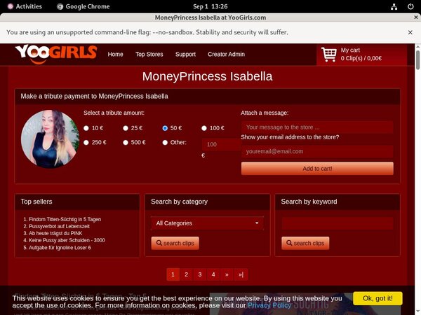 Use Moneyprincess Isabell Discount Link