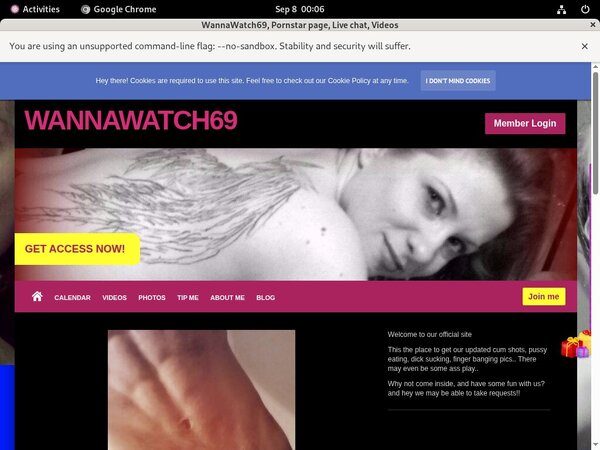 WannaWatch69 Reduced Rate