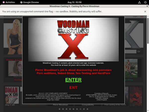 Woodman Casting X Tv
