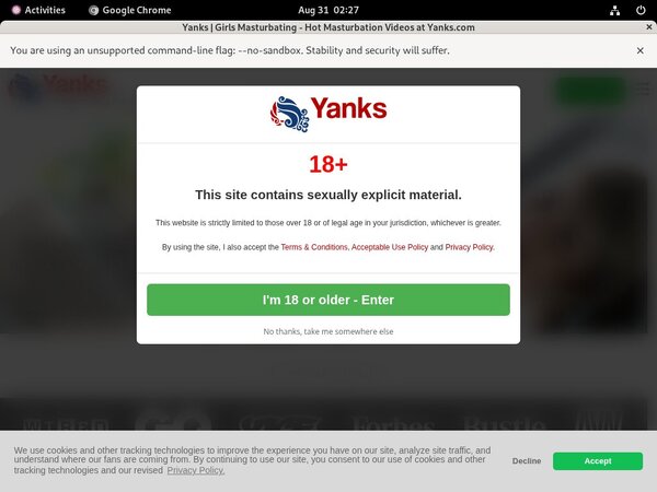 Yanks Mobile Bondage