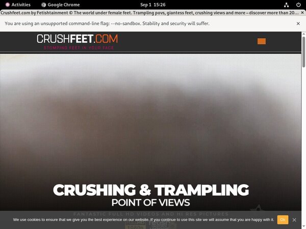 Crush Feet Free Pass