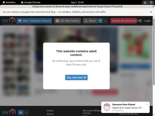Voyeur-house.tv Mobile